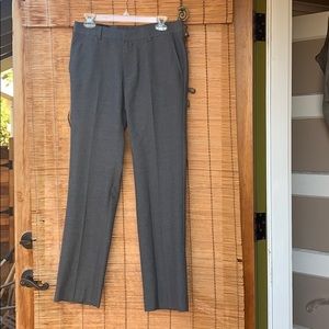 Topman Slim Fit gray slacks dress work suit pant